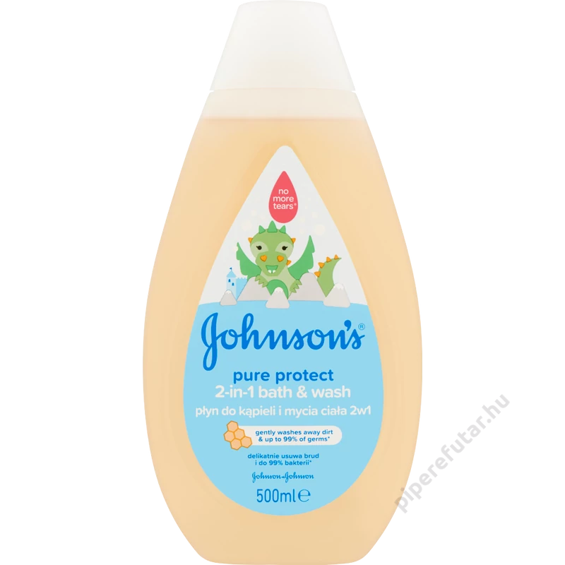 Johnson's Pure Protect 2in1 babafürdető és tusfürdő 500 ml