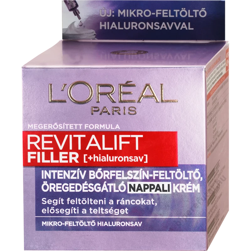 L'Oréal Paris Revitalift Filler ránctalanító nappali arckrém