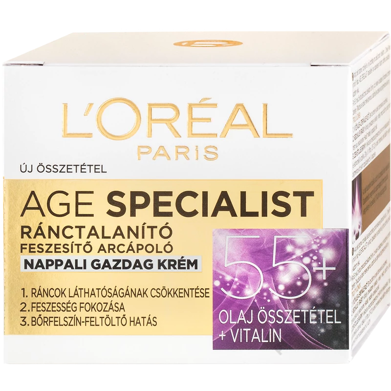 L'Oréal Paris Age Specialist 55+ nappali arckrém