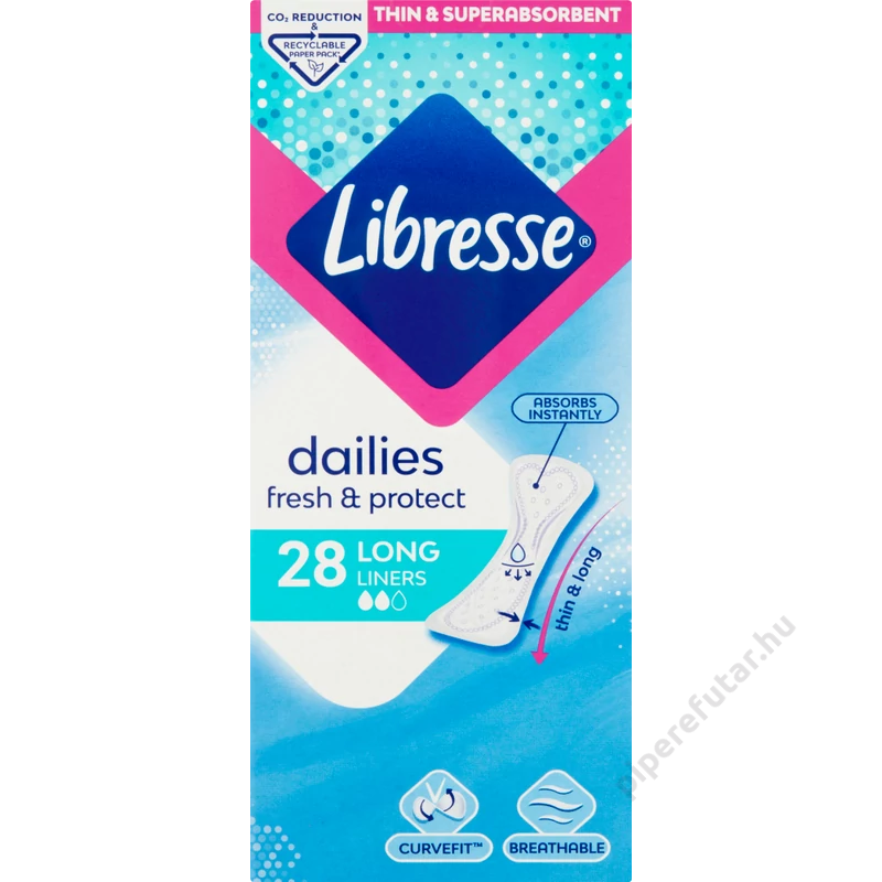 dailies fresh &amp; protect Long tisztasági betét 28 db
