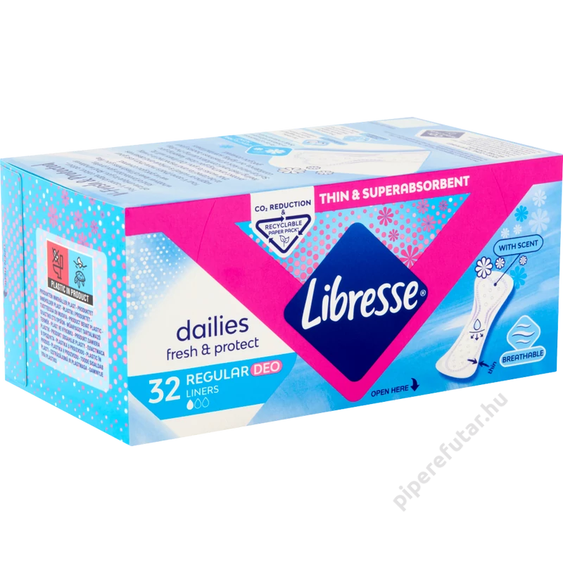 dailies fresh &amp; protect Regular Deo 32 darab