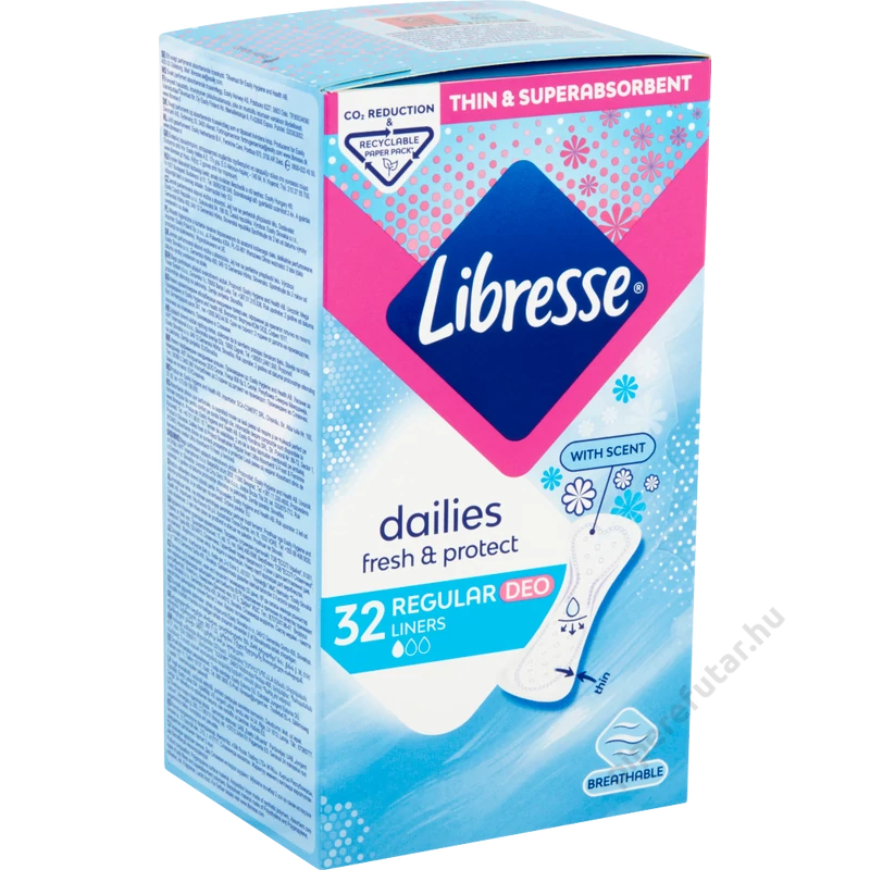 LIBRESSE dailies fresh Regular Deo tisztasági betét 32 db