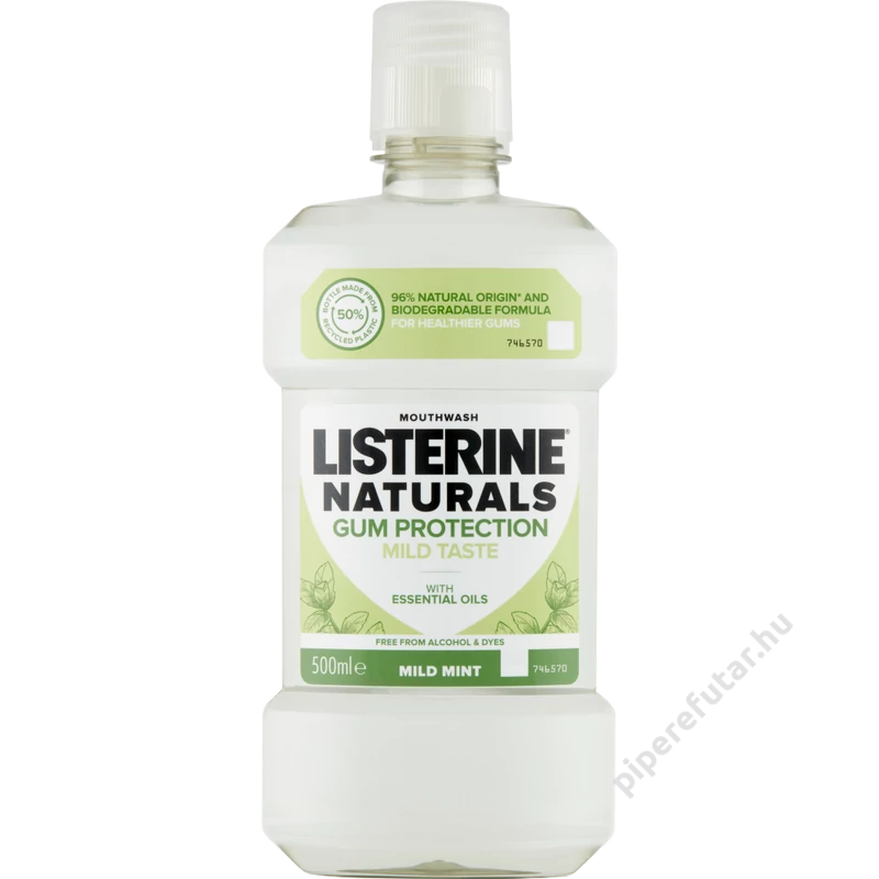 LISTERINE® Naturals Gum Protection mild taste szájvíz 500 ml