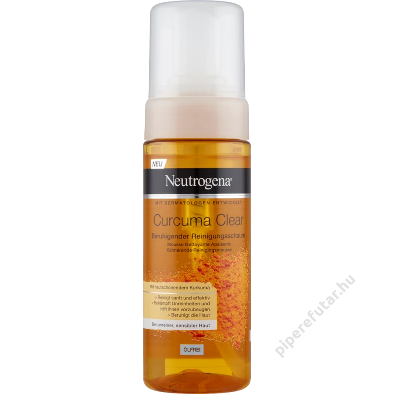 Neutrogena Curcuma Clear arctisztító gél 150 ml