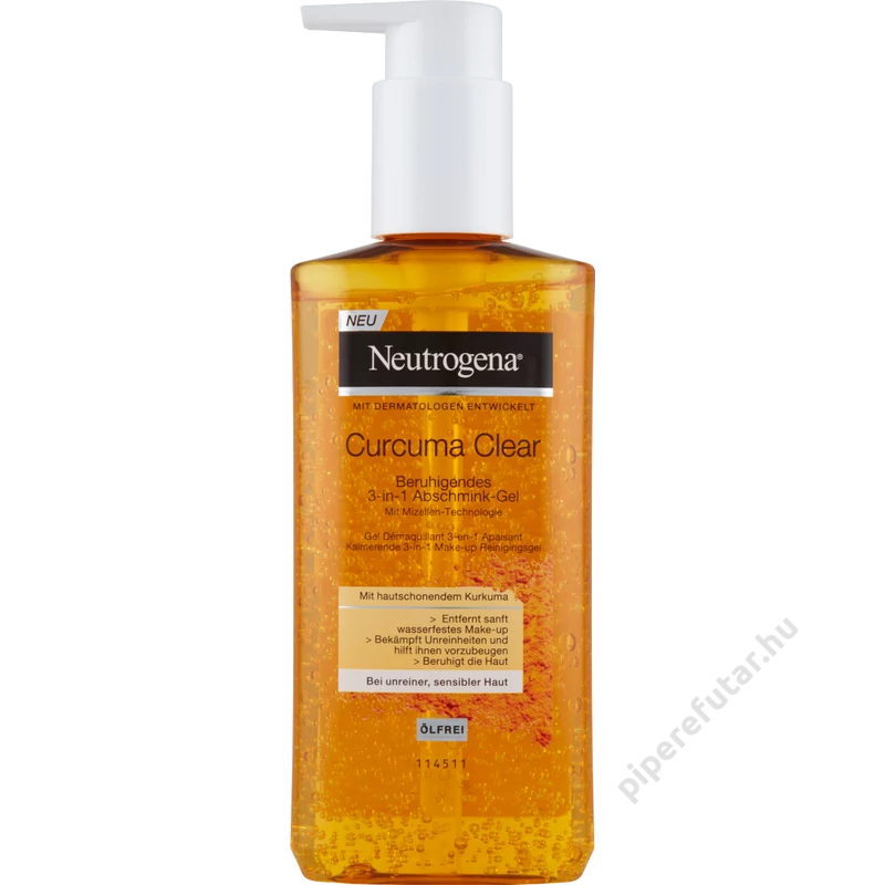 Neutrogena Curcuma Clear 3in1 micellás gél 200 ml