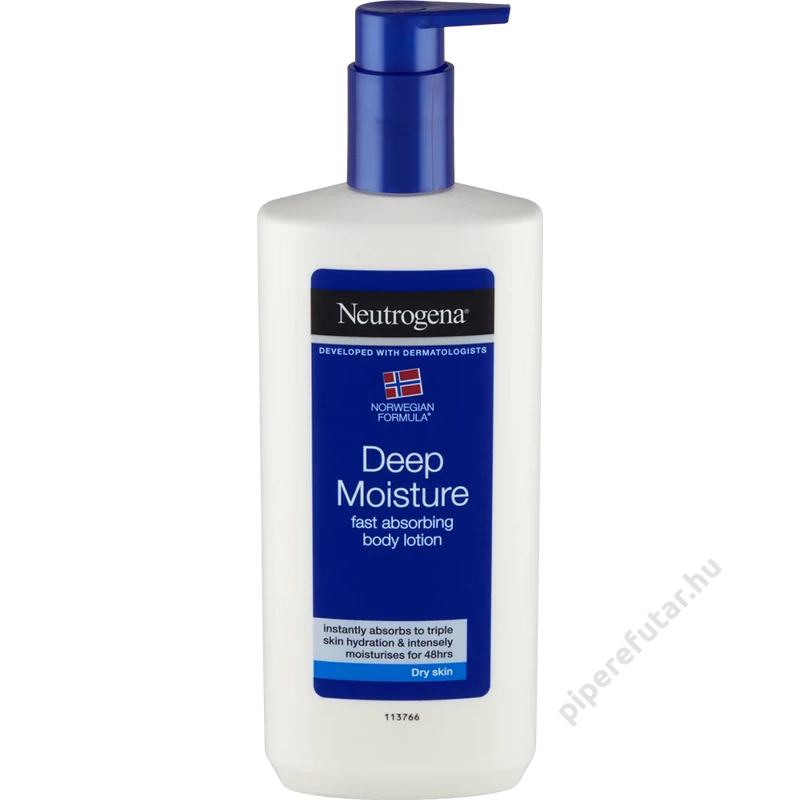 Neutrogena Deep Moisture gyorsan beszívódó testápoló száraz bőrre 400 régi