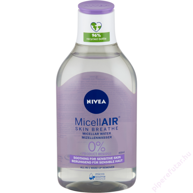 NIVEA MicellAir® nyugtató, ápoló micellás arctisztító 400 ml