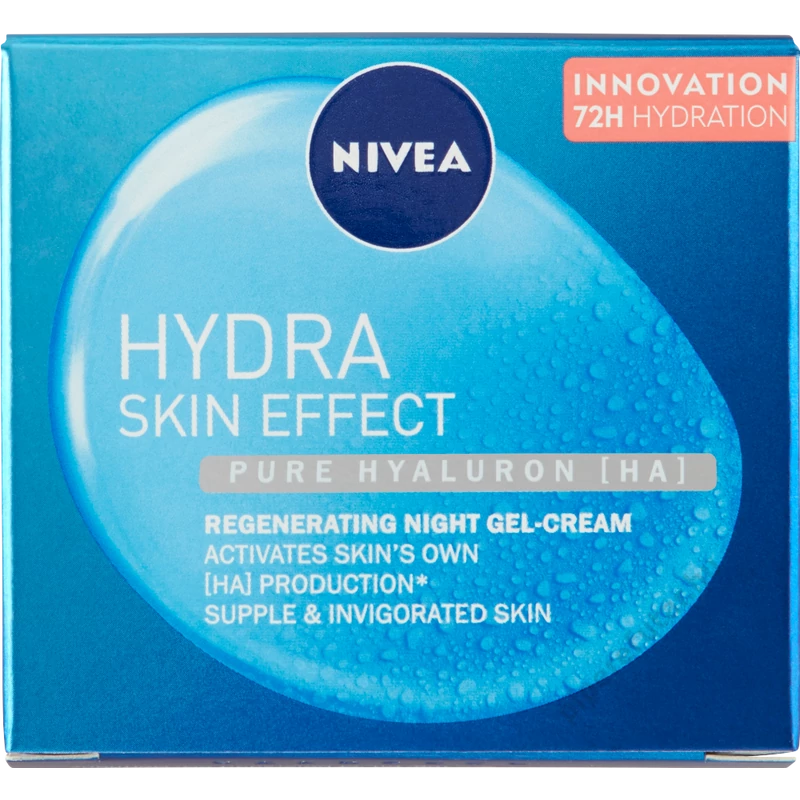 NIVEA Hydra Skin Effect regeneráló éjszakai gél-krém 50 ml
