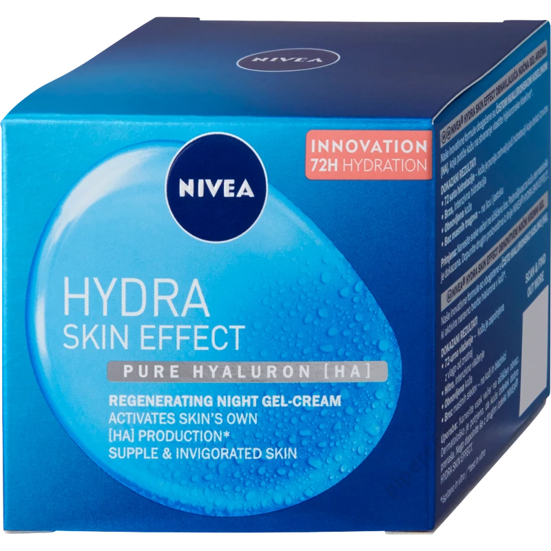 NIVEA Hydra Skin Effect regeneráló éjszakai gél-krém box
