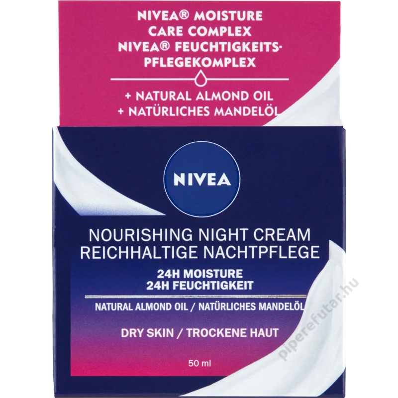 Nivea tápláló éjszakai arckrém száraz bőrhöz 50 ml