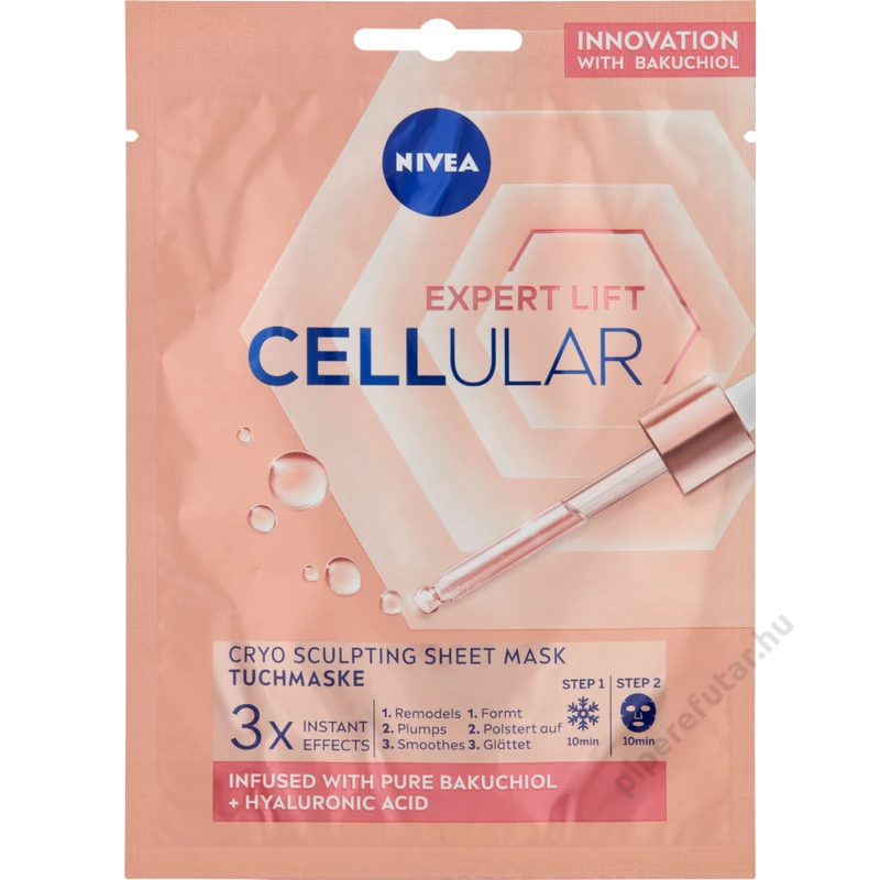 NIVEA Rose Touch szépítő fátyolmaszk 1 db