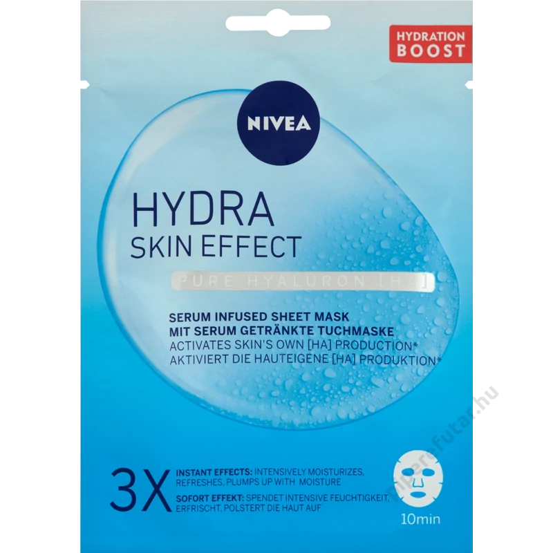 NIVEA Hydra Skin Effect hidratáló fátyolmaszk 1 db