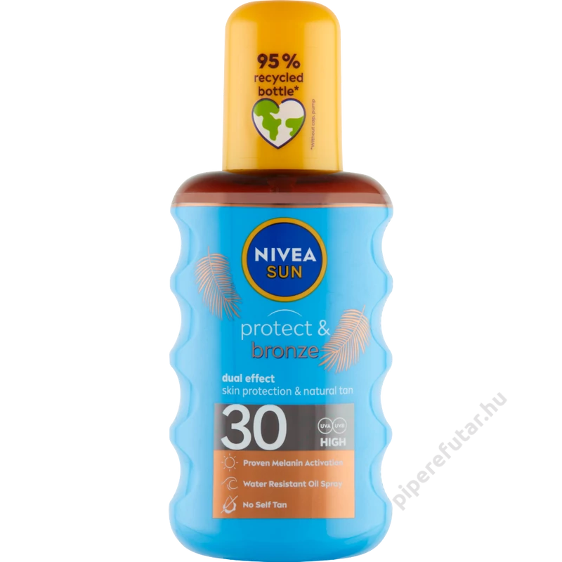 NIVEA protect &amp; bronze barnulást támogató napolaj spray FF30 200 ml