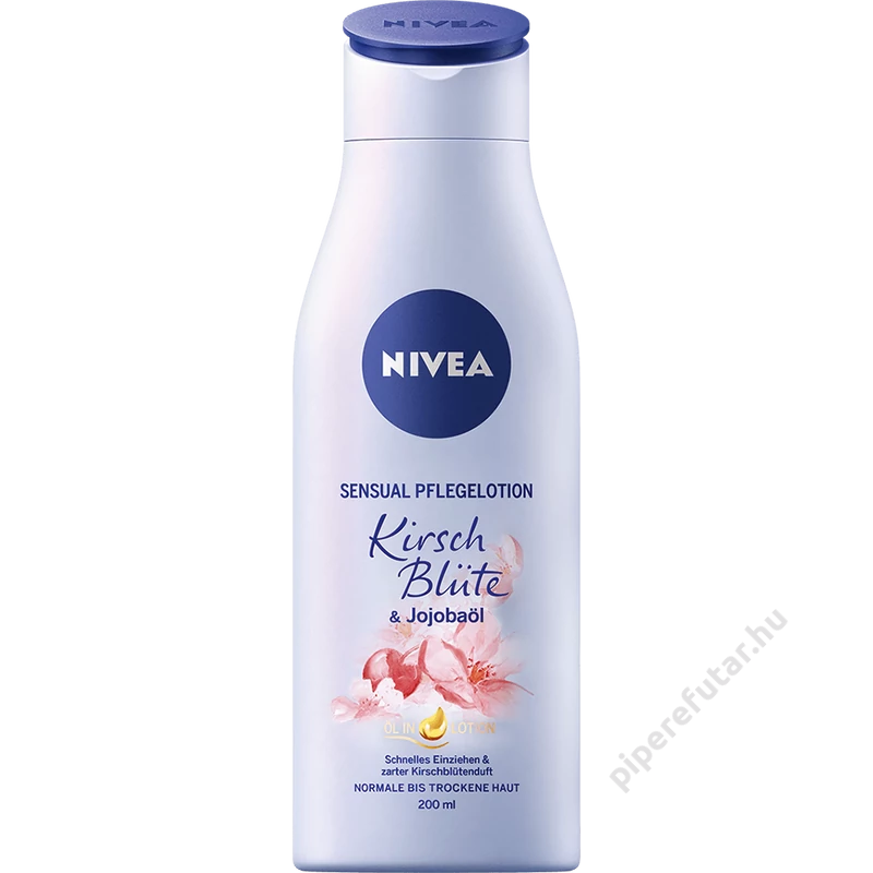 NIVEA cseresznyevirág és jojobaolaj testápoló 200 ml