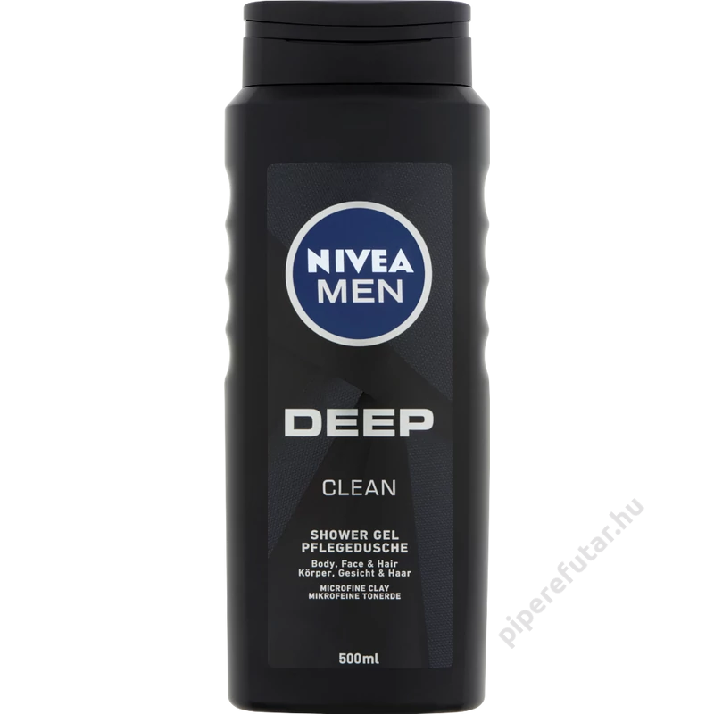 Nivea Men Deep Clean tusfüdő 500 ml
