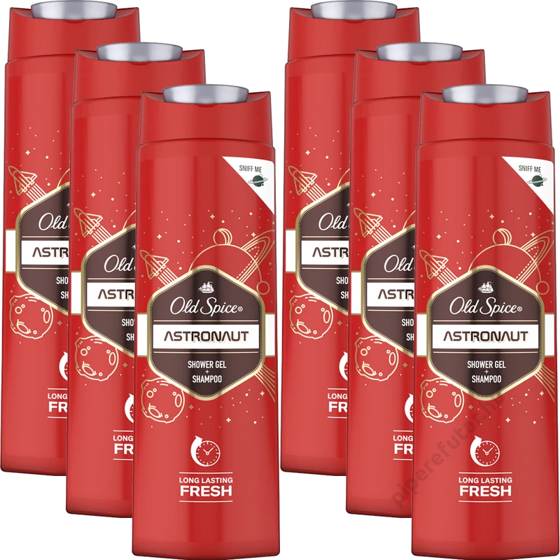 Old Spice Astronaut tusfürdő és sampon 6x400 ml