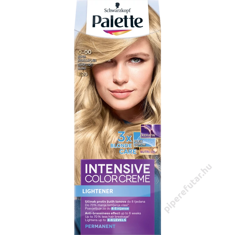 Palette Intensive Color Creme tartós hajfesték 0-00