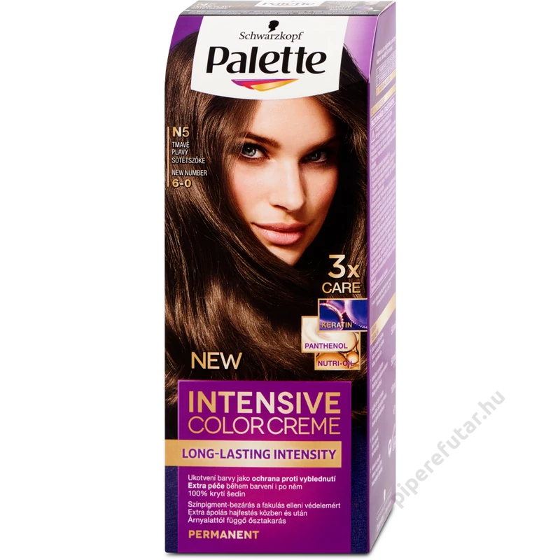 Palette Intensive Color Creme tartós hajfesték 6-0 sötétszőke