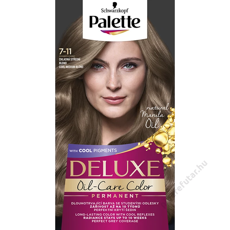 Palette Deluxe hajfesték 7-11 hűvös középszőke
