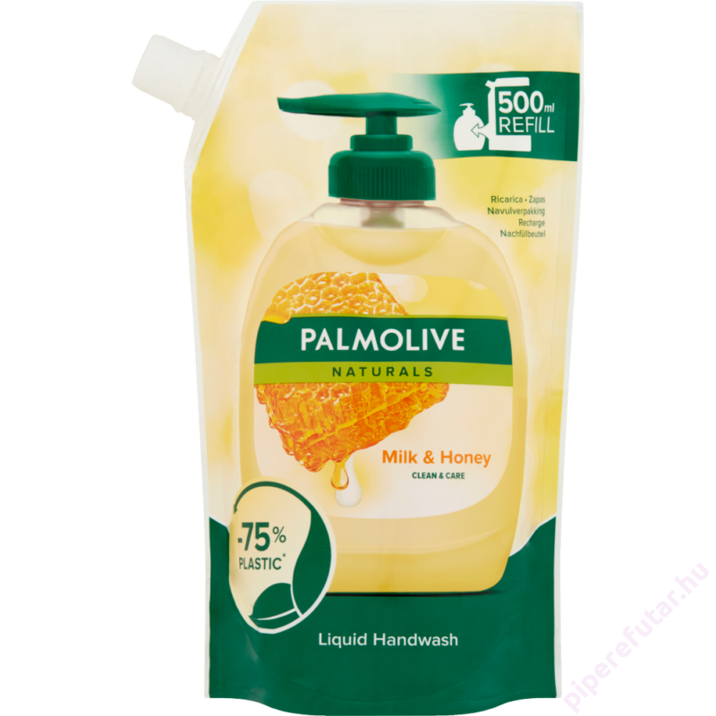 Palmolive Naturals Milk &amp; Honey folyékony szappan utántöltő 500 ml