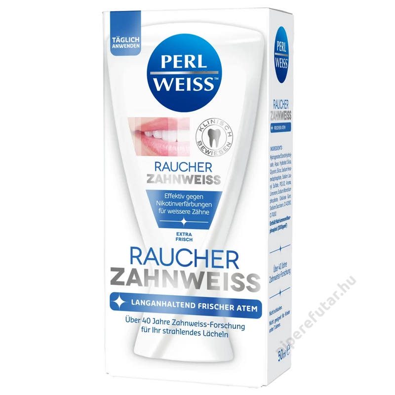 Perl Weiss Raucher fogfehérítő gél dohányosoknak 50 ml