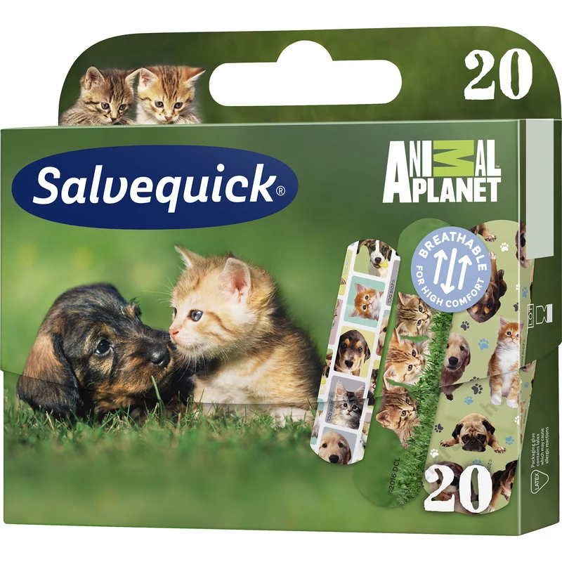 Salvequick Animal Planet sebtapasz 20 db
