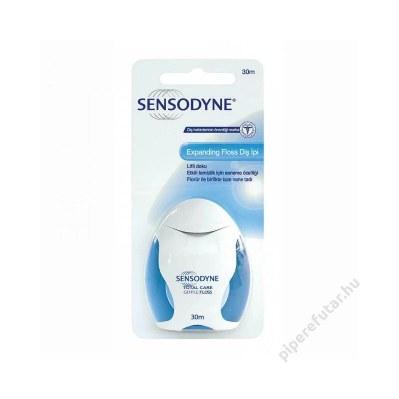 Sensodyne gentle floss freshmint with fluroide fogselyem 30 m