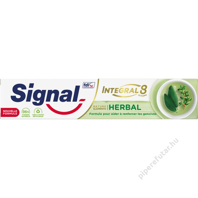 Signal Integral 8 Action Nature Elements Herbal fogkrém 75 ml