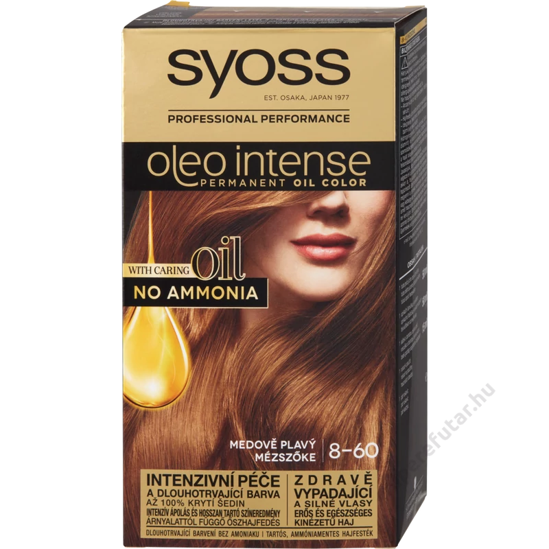 Syoss Oleo Intense tartós olajhajfesték 8-60 mézszőke régi