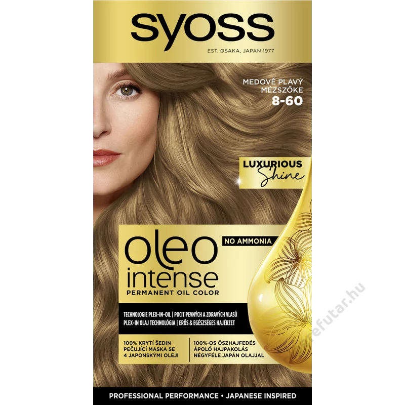 Syoss Oleo Intense tartós olajhajfesték 8-60 mézszőke