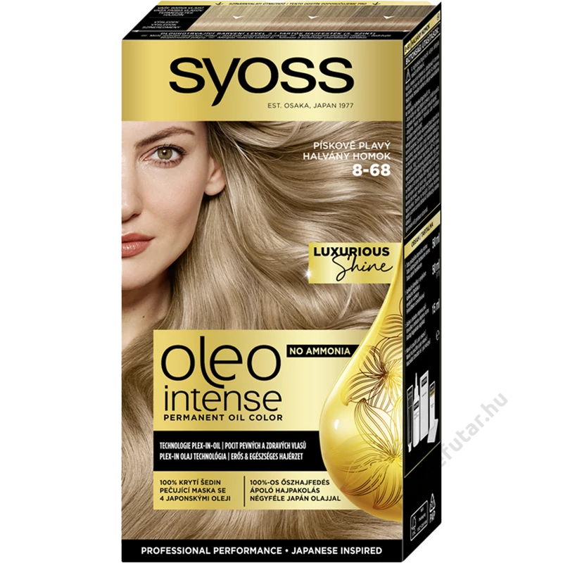 Syoss Oleo Intense tartós hajfesték 8-68 halvány homok