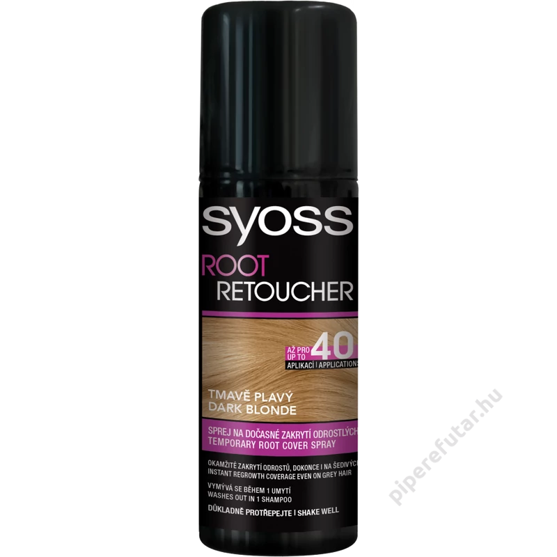 Syoss Root Retusher sötétszőke lenövés elfedő hajszínező spray