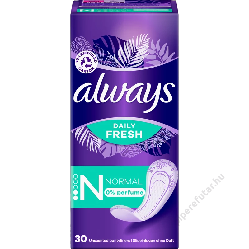 Always Daily Fresh Normal illatmentes tisztasági betét 30 doboz