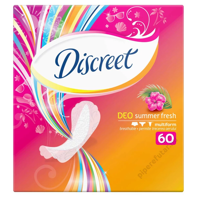 Discreet Summer Fresh Multiform Légáteresztő Tisztasági Betét