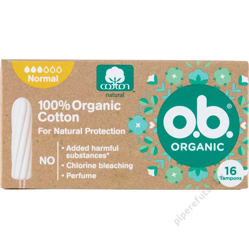 o.b. organic normal tampon 16 db